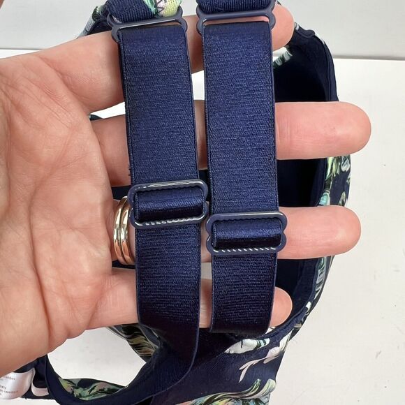 Cacique Size 38F Bra Lightly Lined Full Coverage Underwired Blue Floral Women’s - Picture 9 of 12